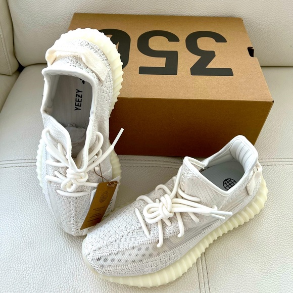 👟 Adidas Yeezy Boost 350 V2 Low Bone HQ6316 Mens Size 6.5 Women’s Size 8 Sneaker - Picture 8 of 13